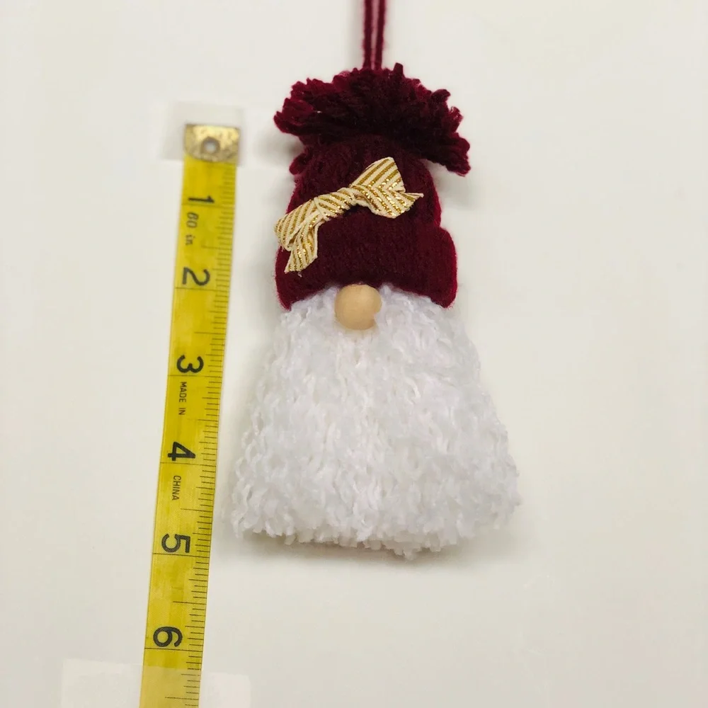 Gnome yarn ornament